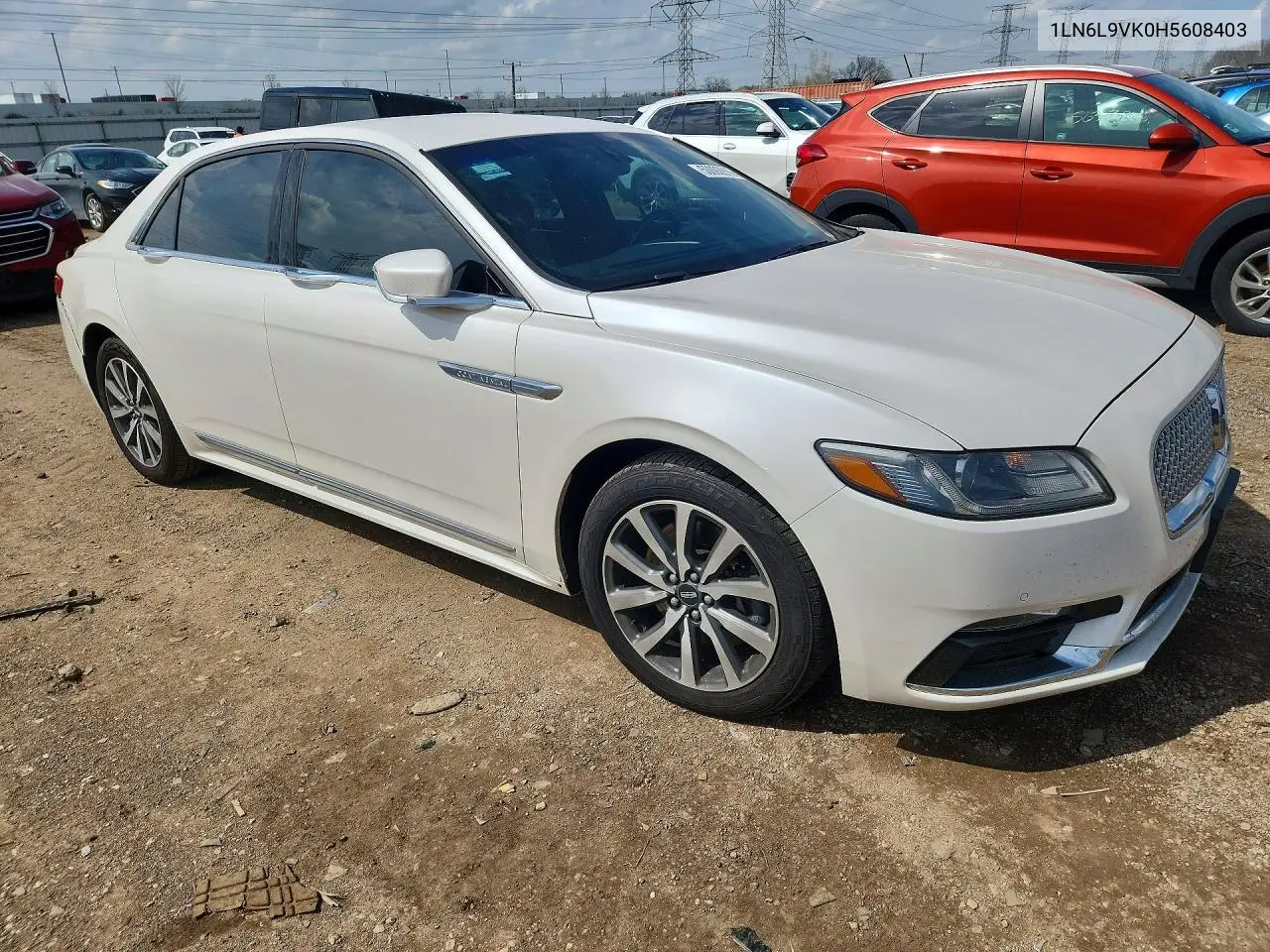 2017 Lincoln Continental Premiere VIN: 1LN6L9VK0H5608403 Lot: 50092916