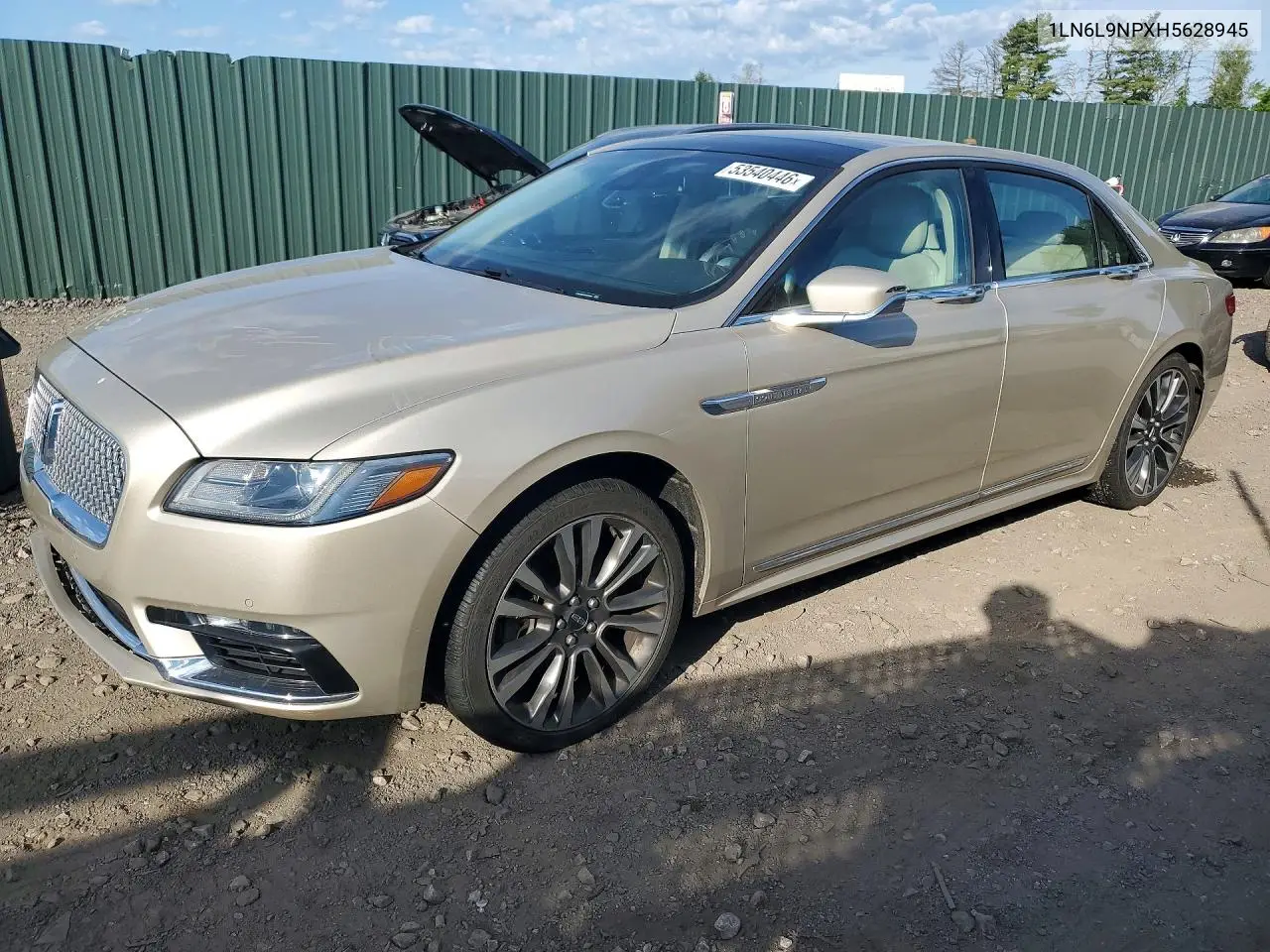 2017 Lincoln Continental Reserve VIN: 1LN6L9NPXH5628945 Lot: 53540446