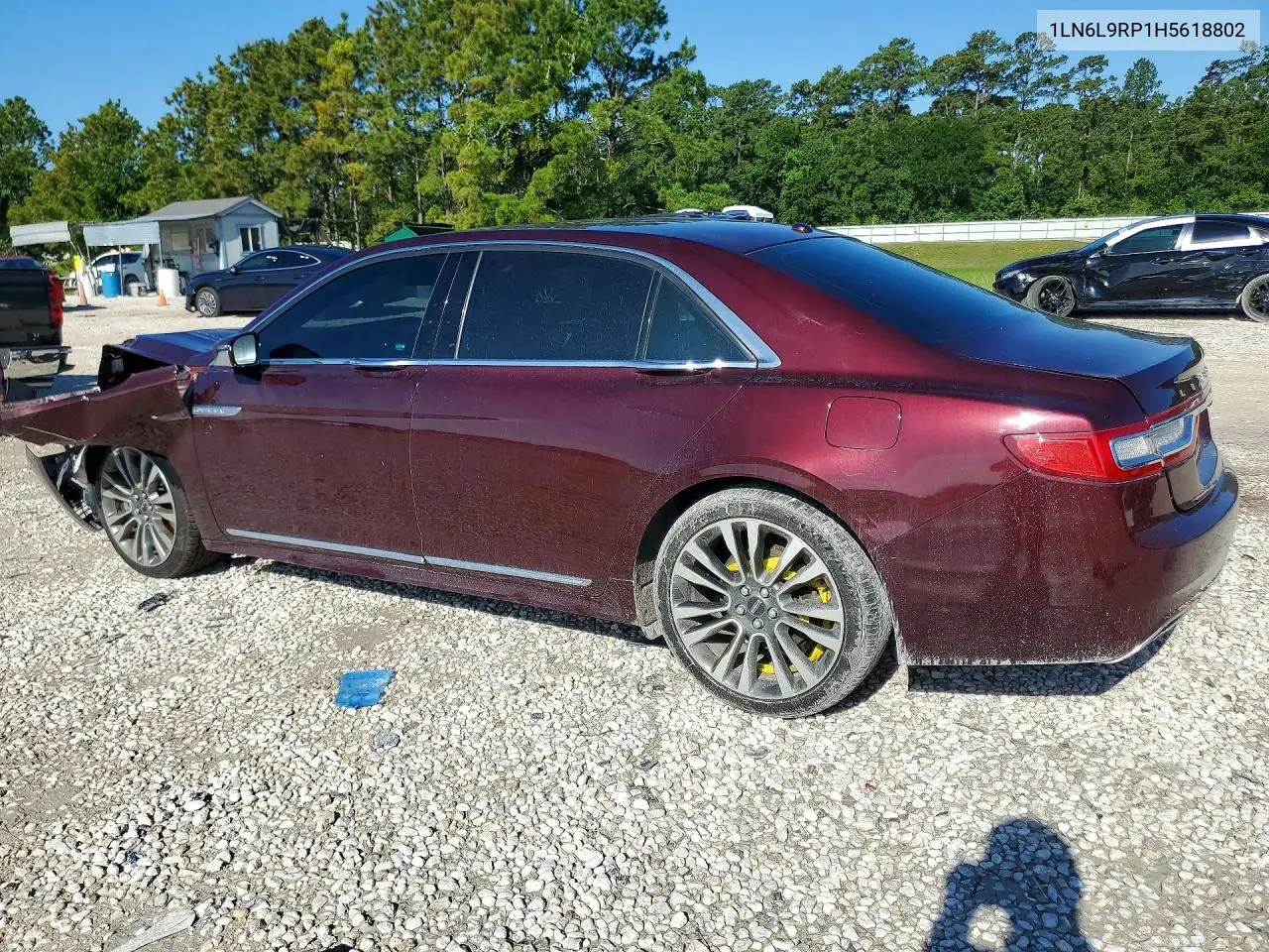 2017 Lincoln Continental Reserve VIN: 1LN6L9RP1H5618802 Lot: 55067596