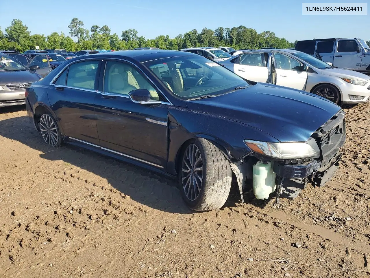2017 Lincoln Continental Select VIN: 1LN6L9SK7H5624411 Lot: 55081666