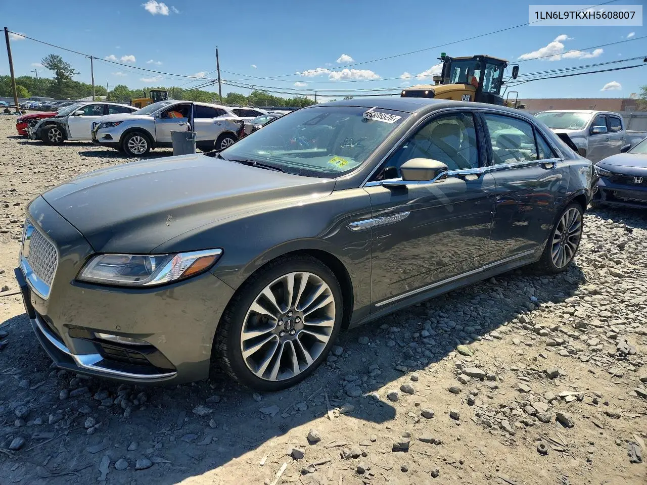 2017 Lincoln Continental Select VIN: 1LN6L9TKXH5608007 Lot: 55306526