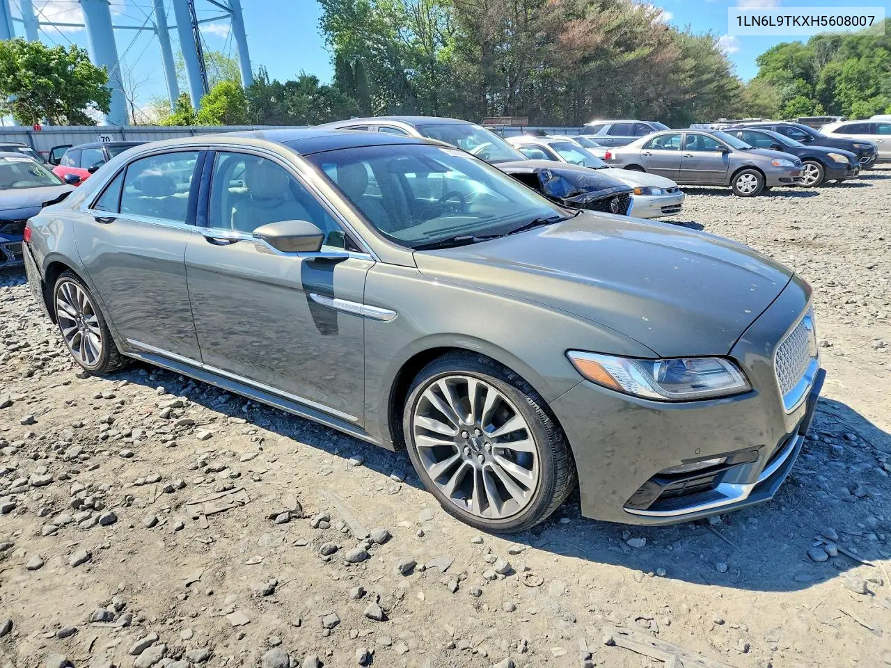 2017 Lincoln Continental Select VIN: 1LN6L9TKXH5608007 Lot: 55306526