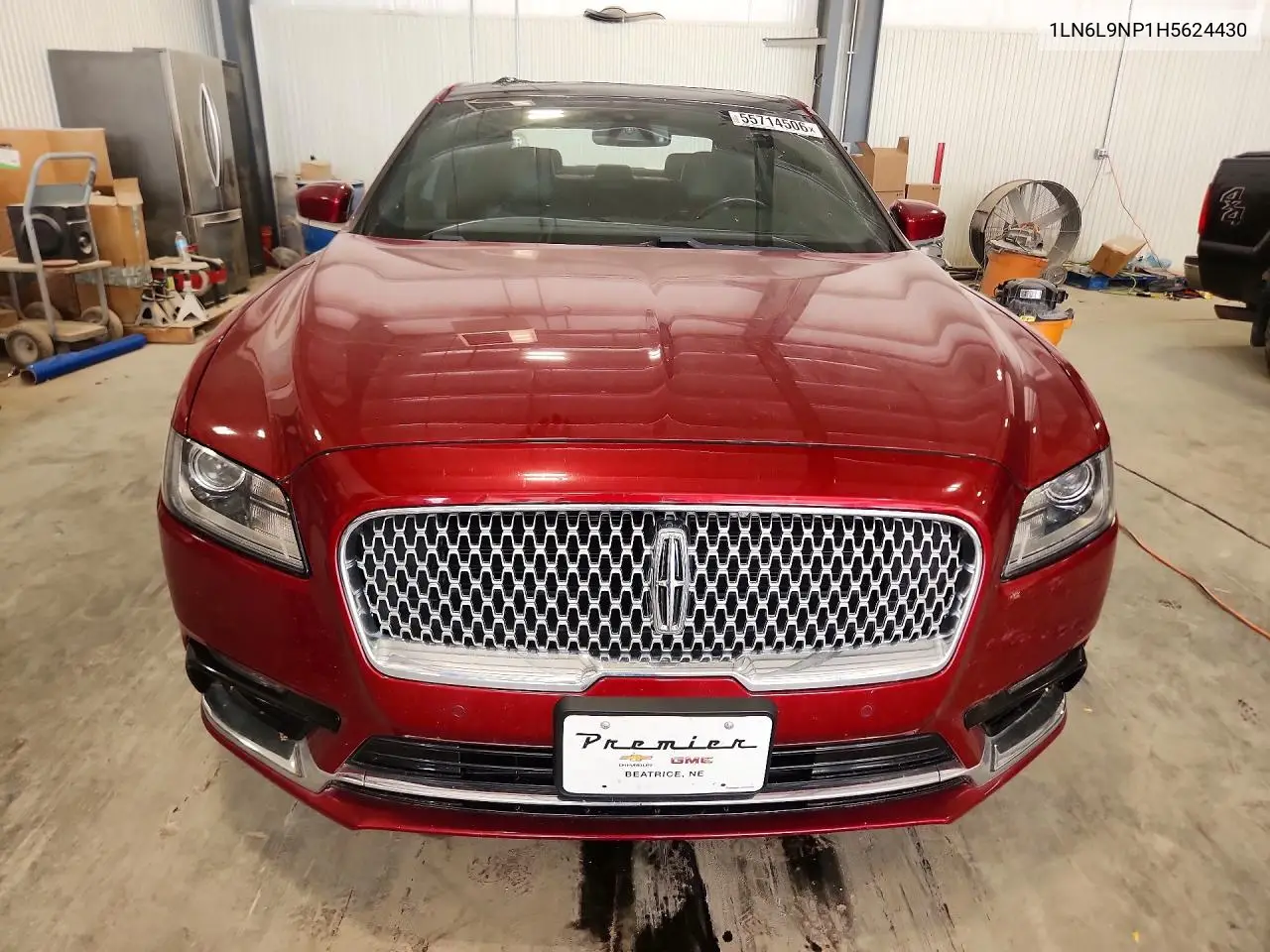 2017 Lincoln Continental Reserve VIN: 1LN6L9NP1H5624430 Lot: 55714506