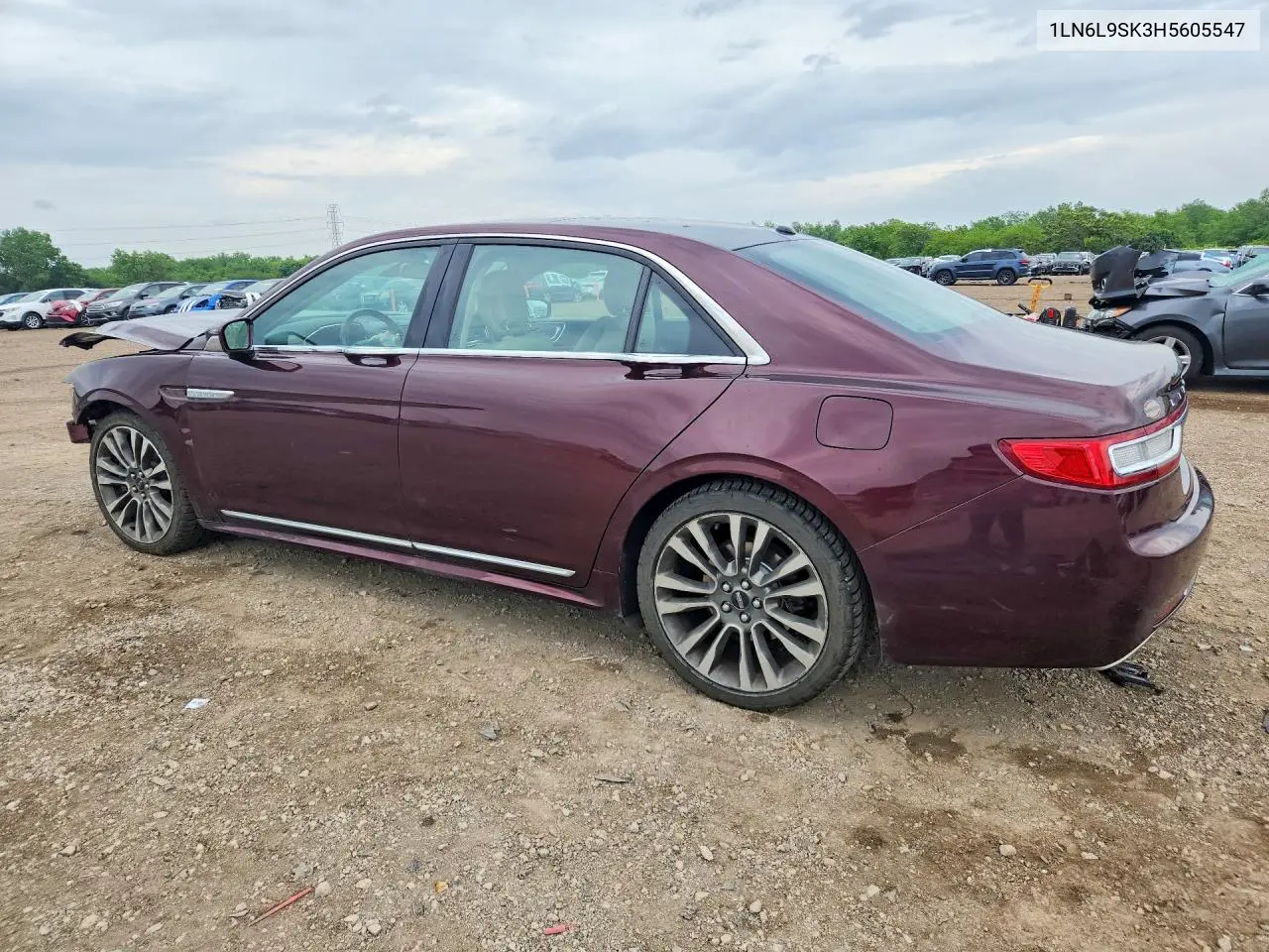2017 Lincoln Continental Select VIN: 1LN6L9SK3H5605547 Lot: 56533516