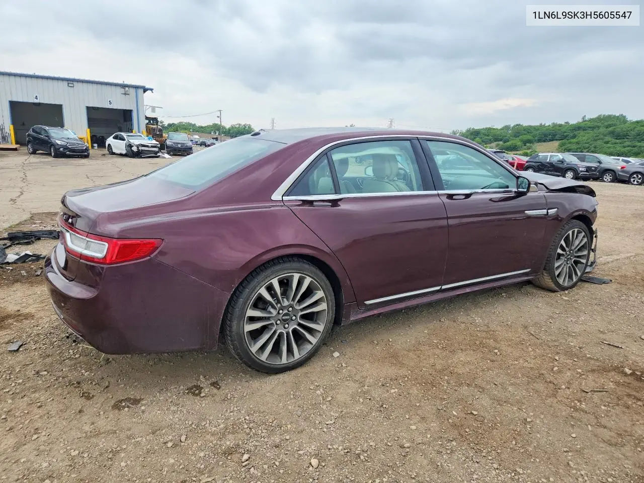 2017 Lincoln Continental Select VIN: 1LN6L9SK3H5605547 Lot: 56533516