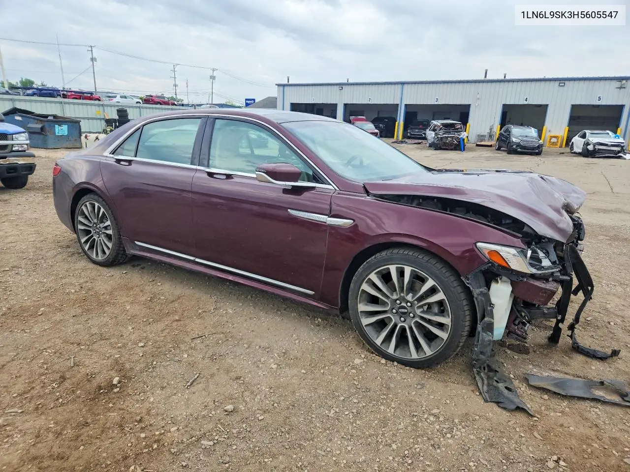 2017 Lincoln Continental Select VIN: 1LN6L9SK3H5605547 Lot: 56533516