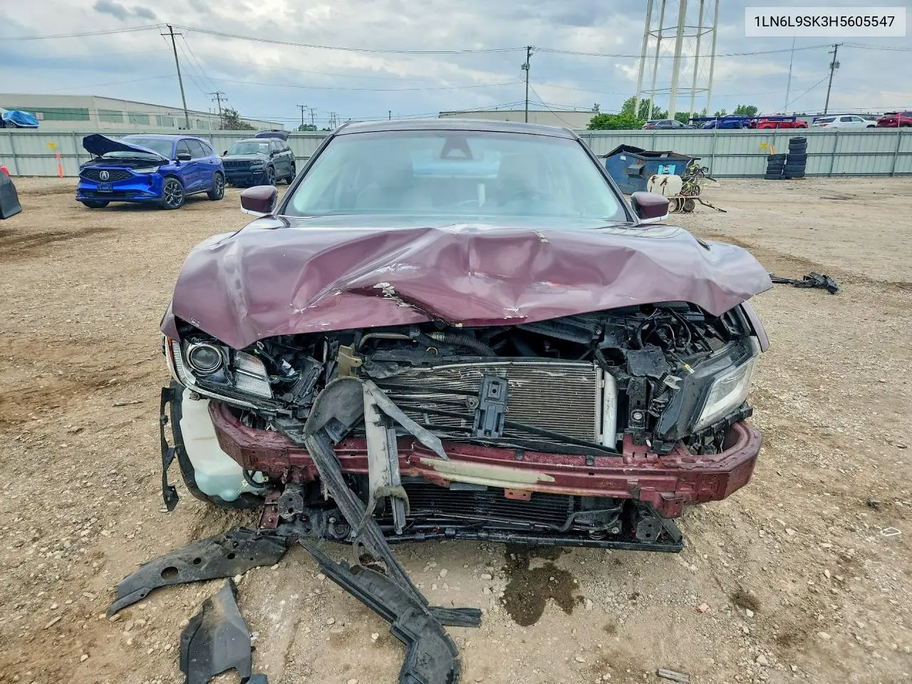 2017 Lincoln Continental Select VIN: 1LN6L9SK3H5605547 Lot: 56533516