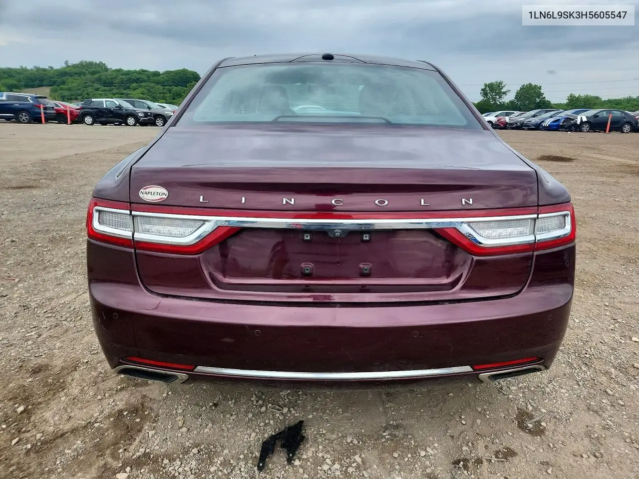 2017 Lincoln Continental Select VIN: 1LN6L9SK3H5605547 Lot: 56533516