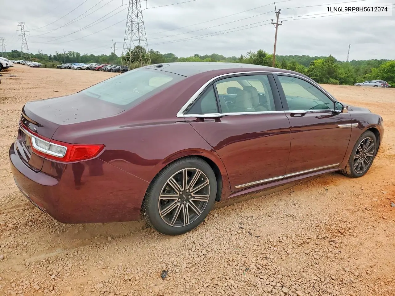 2017 Lincoln Continental Reserve VIN: 1LN6L9RP8H5612074 Lot: 56637776