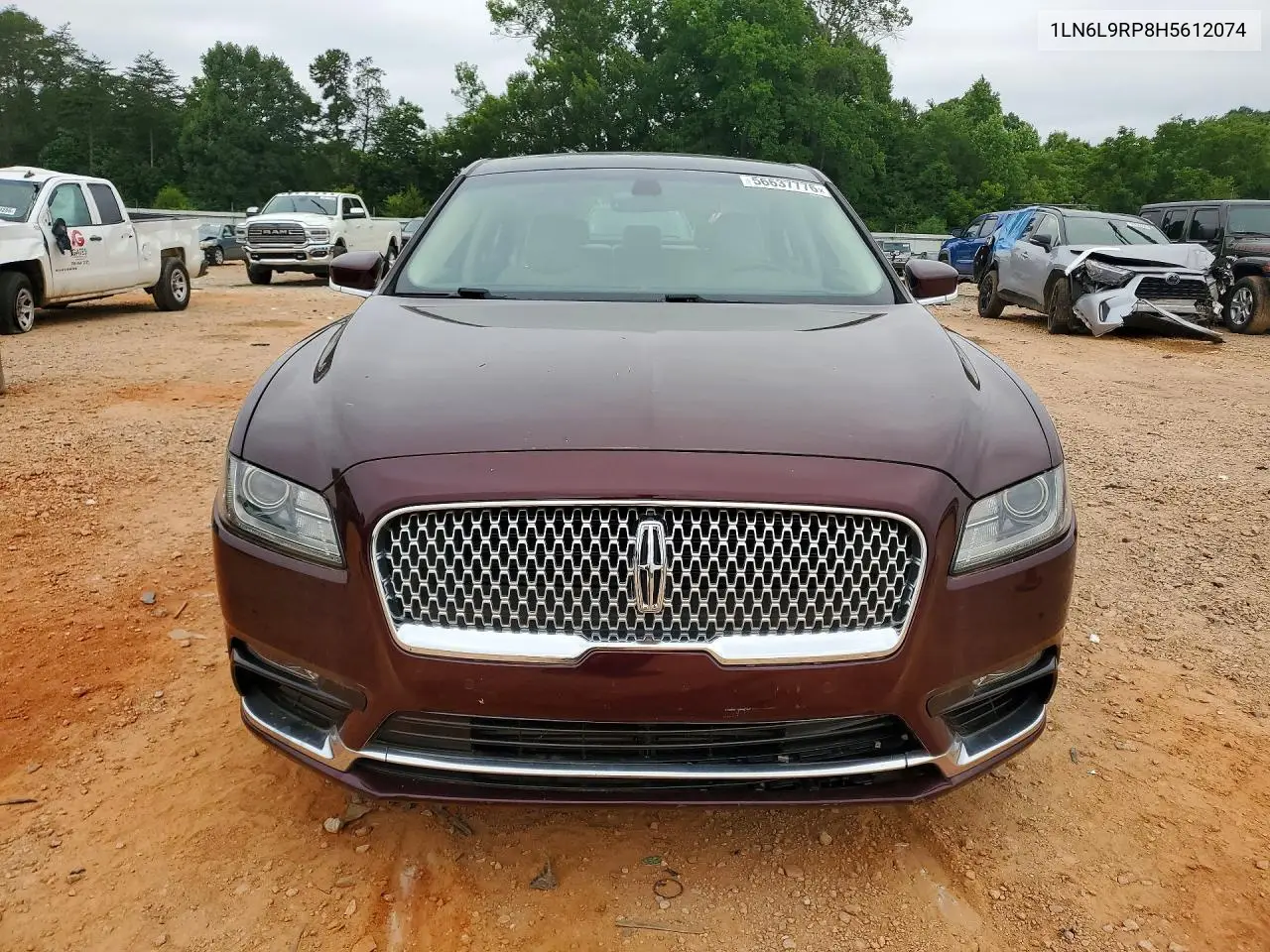 2017 Lincoln Continental Reserve VIN: 1LN6L9RP8H5612074 Lot: 56637776