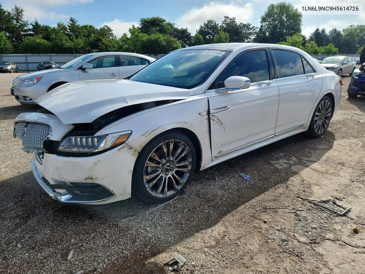 2017 Lincoln Continental Reserve VIN: 1LN6L9NC9H5614726 Lot: 56790556