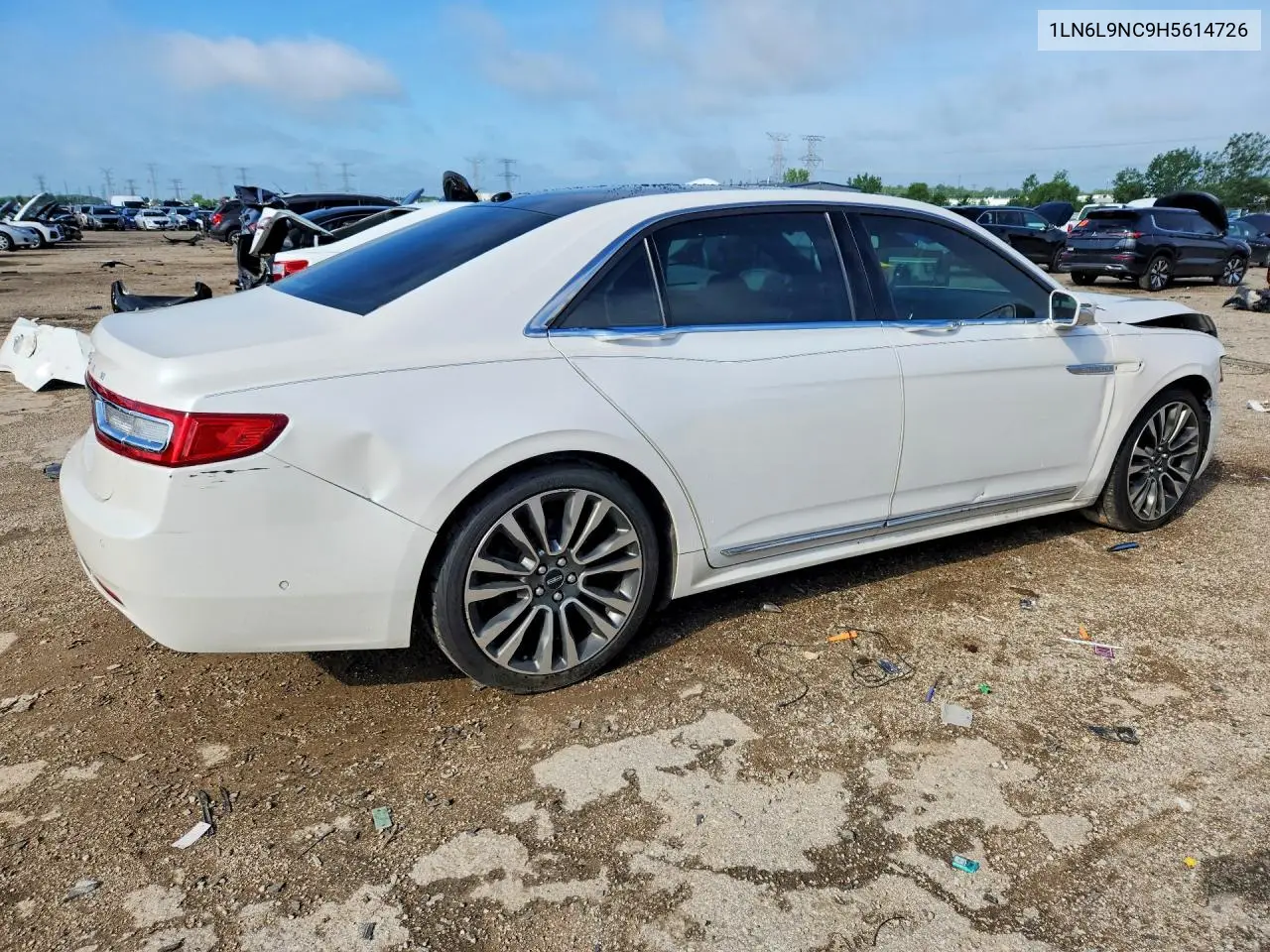 2017 Lincoln Continental Reserve VIN: 1LN6L9NC9H5614726 Lot: 56790556