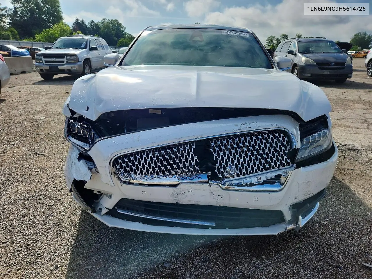 2017 Lincoln Continental Reserve VIN: 1LN6L9NC9H5614726 Lot: 56790556