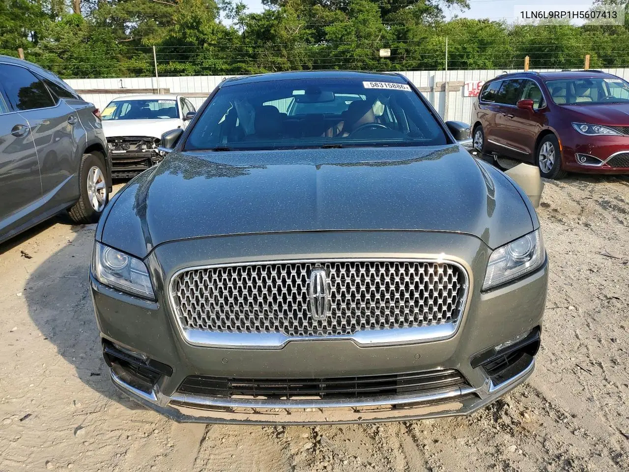 2017 Lincoln Continental Reserve VIN: 1LN6L9RP1H5607413 Lot: 58315886