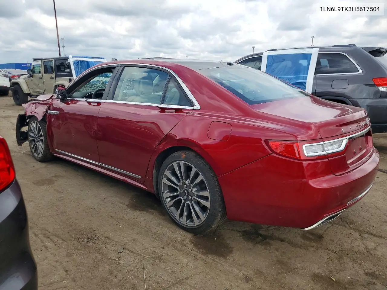 2017 Lincoln Continental Select VIN: 1LN6L9TK3H5617504 Lot: 58619966