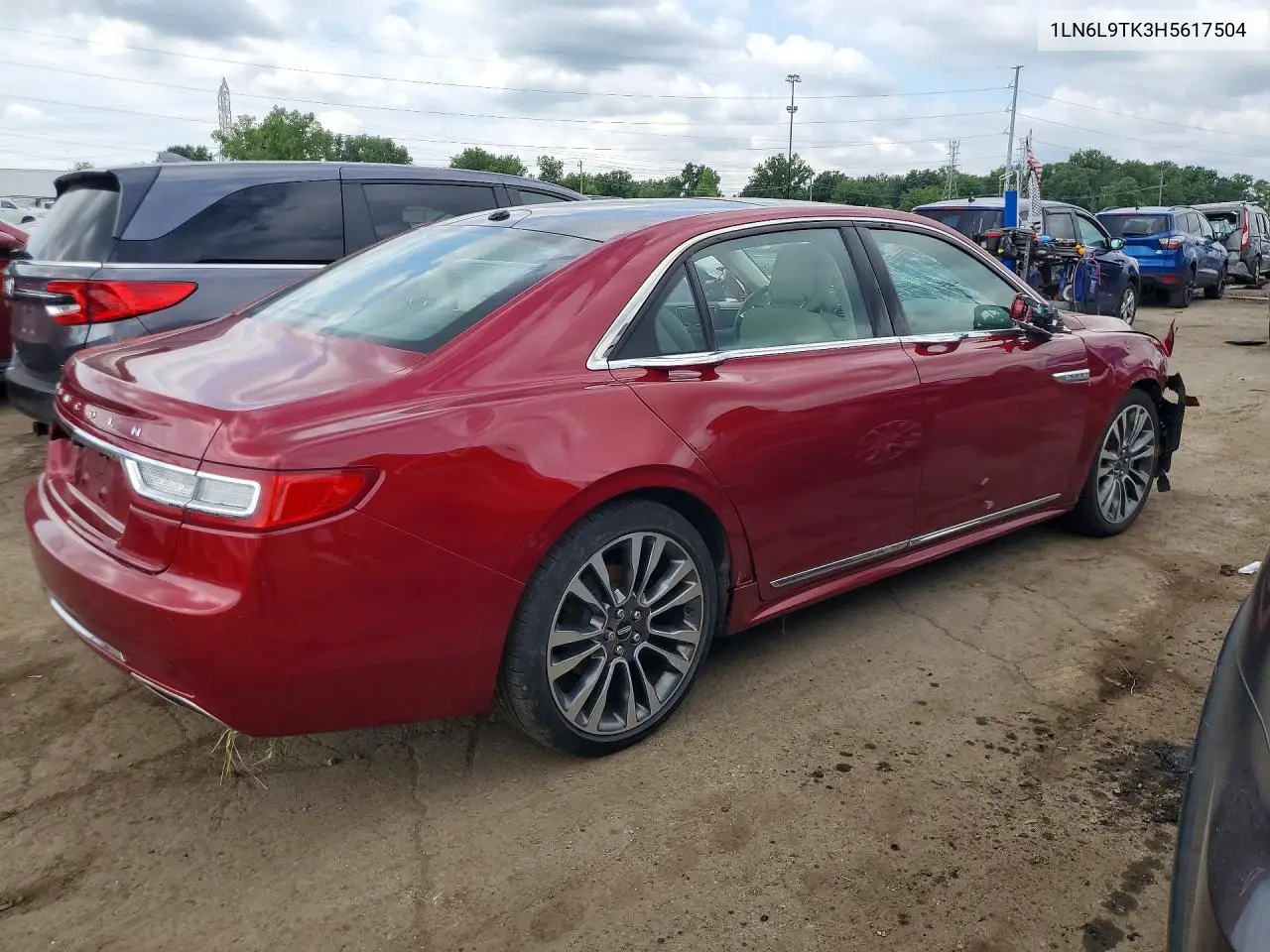 2017 Lincoln Continental Select VIN: 1LN6L9TK3H5617504 Lot: 58619966