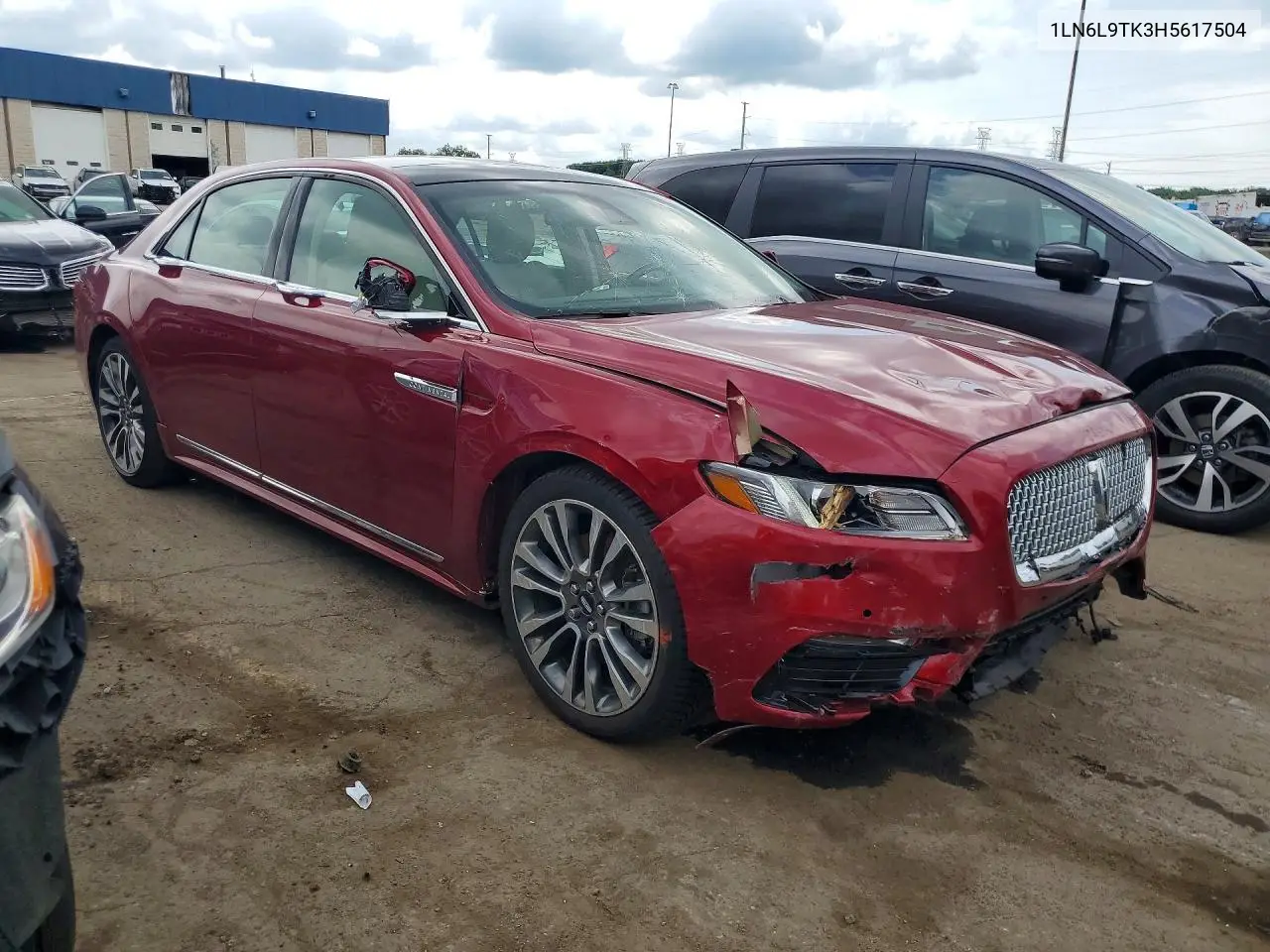 2017 Lincoln Continental Select VIN: 1LN6L9TK3H5617504 Lot: 58619966