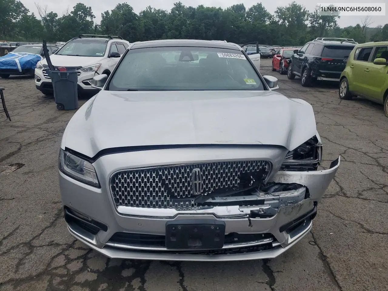 2017 Lincoln Continental Reserve VIN: 1LN6L9NC6H5608060 Lot: 59883266