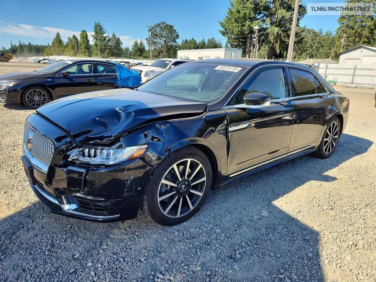 2017 Lincoln Continental Reserve VIN: 1LN6L9NC7H5617883 Lot: 59976136