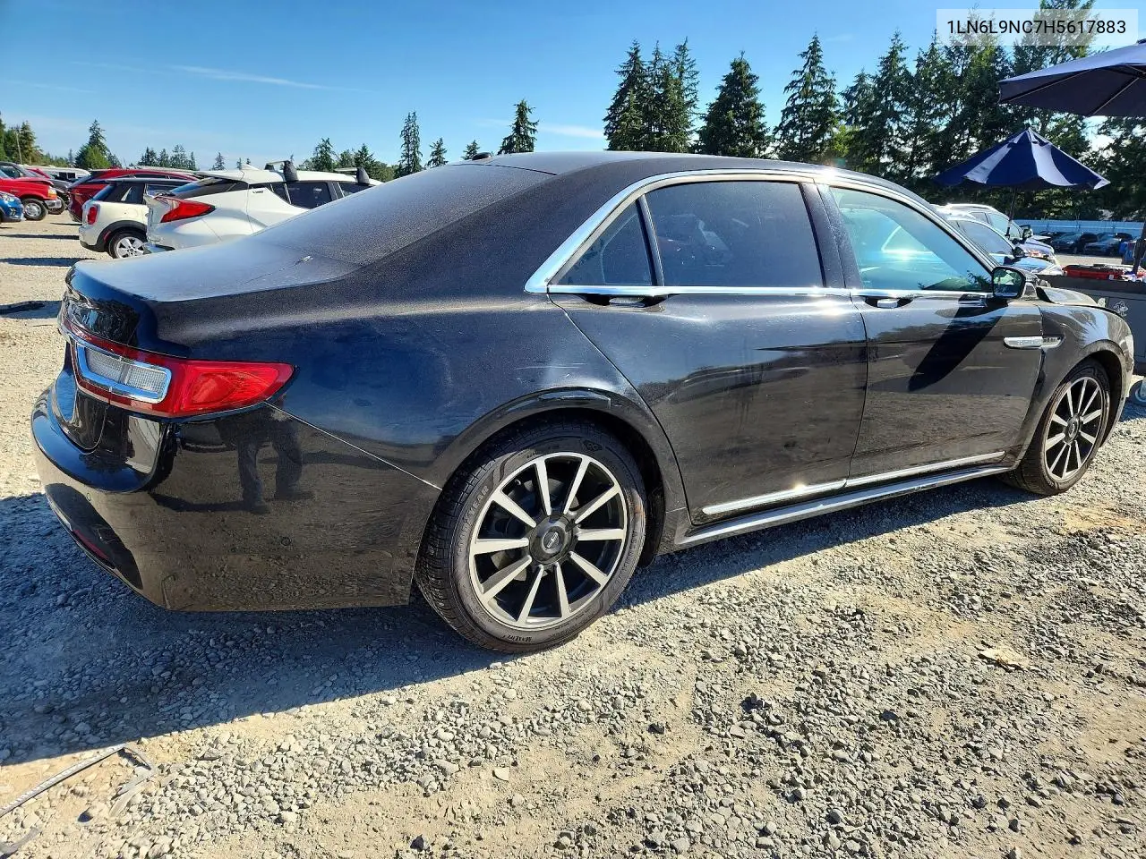 2017 Lincoln Continental Reserve VIN: 1LN6L9NC7H5617883 Lot: 59976136