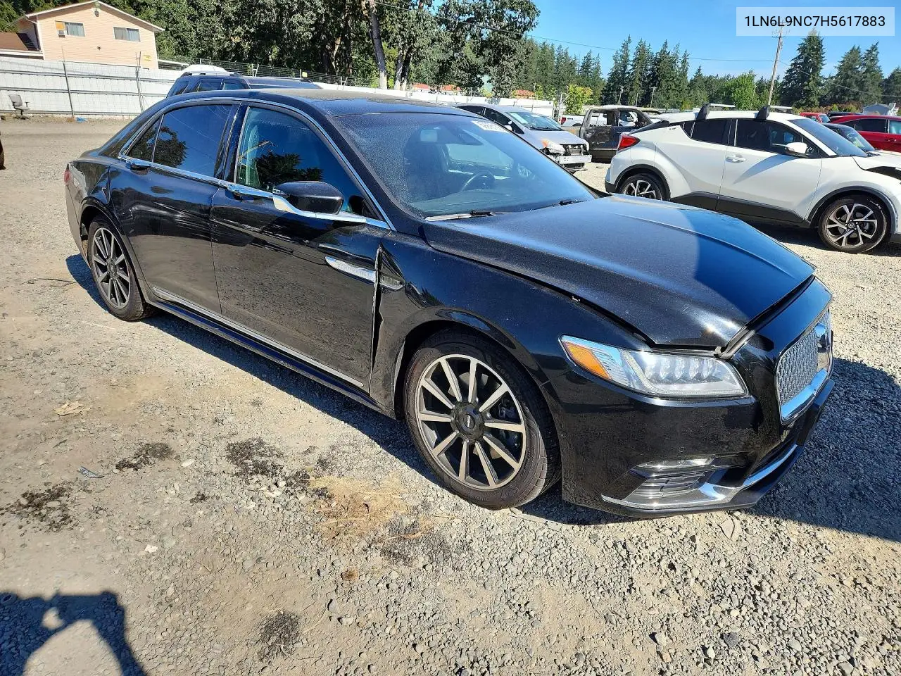 2017 Lincoln Continental Reserve VIN: 1LN6L9NC7H5617883 Lot: 59976136