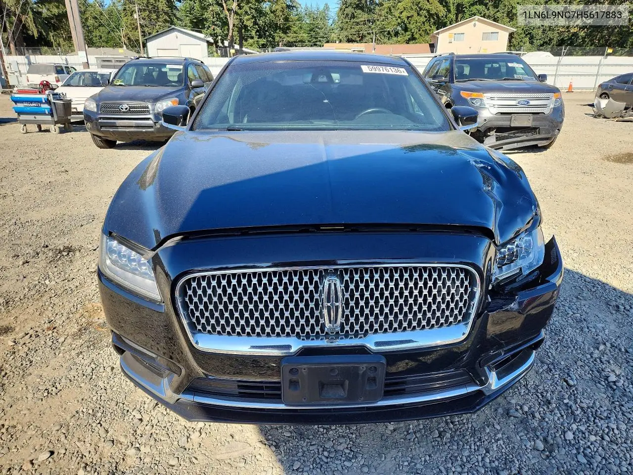 2017 Lincoln Continental Reserve VIN: 1LN6L9NC7H5617883 Lot: 59976136