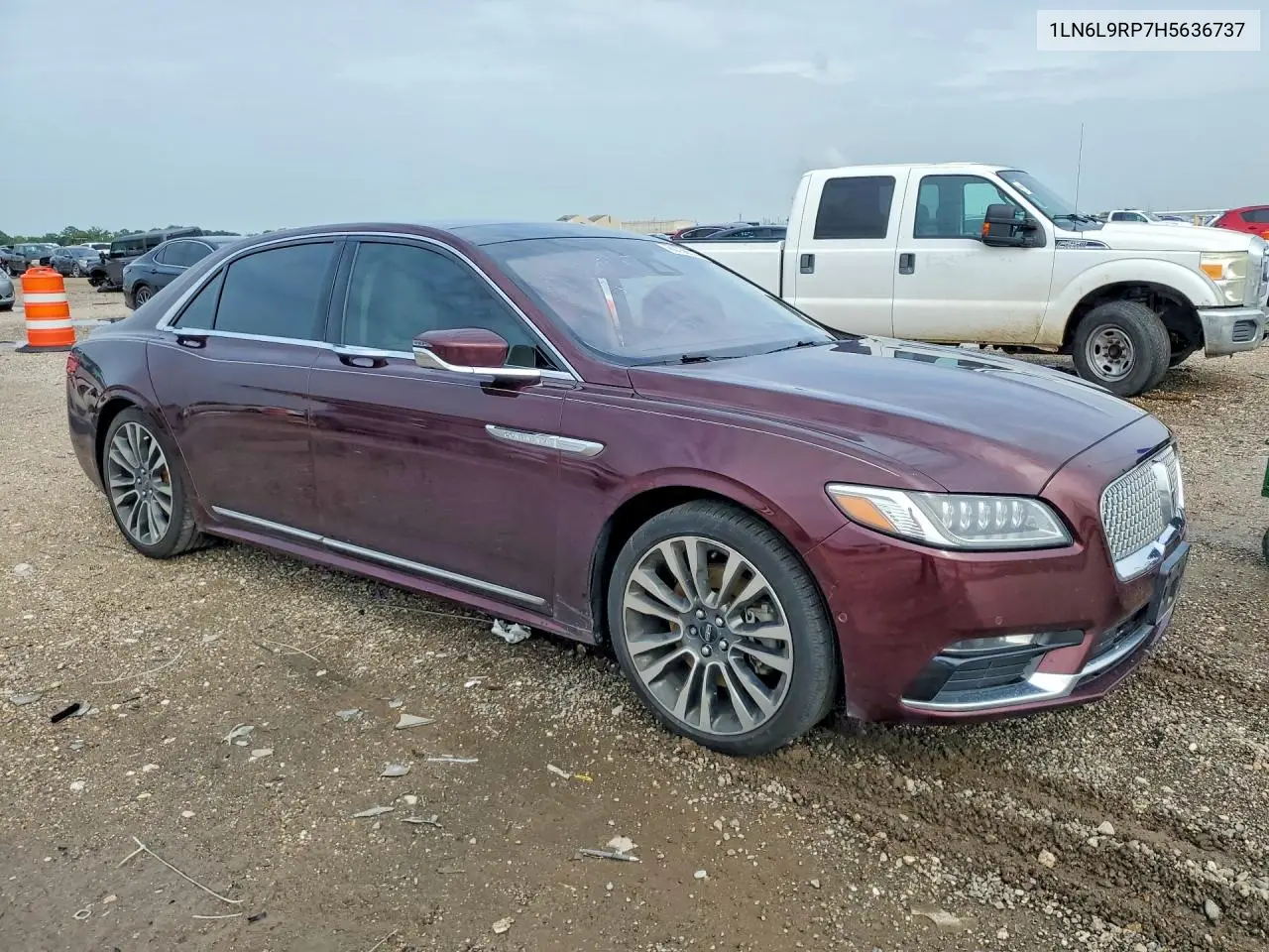2017 Lincoln Continental Reserve VIN: 1LN6L9RP7H5636737 Lot: 60756516