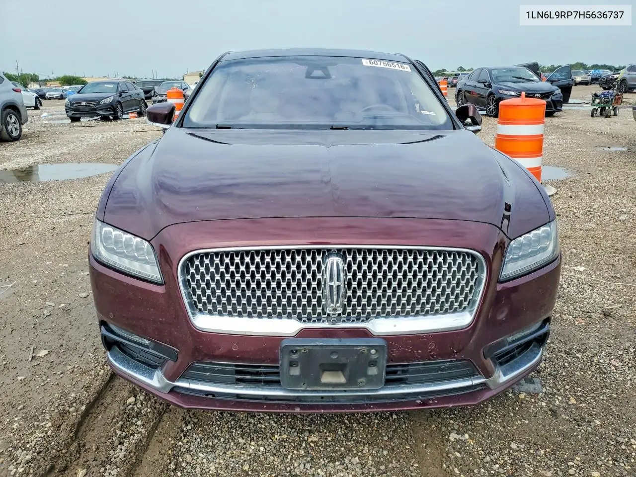2017 Lincoln Continental Reserve VIN: 1LN6L9RP7H5636737 Lot: 60756516