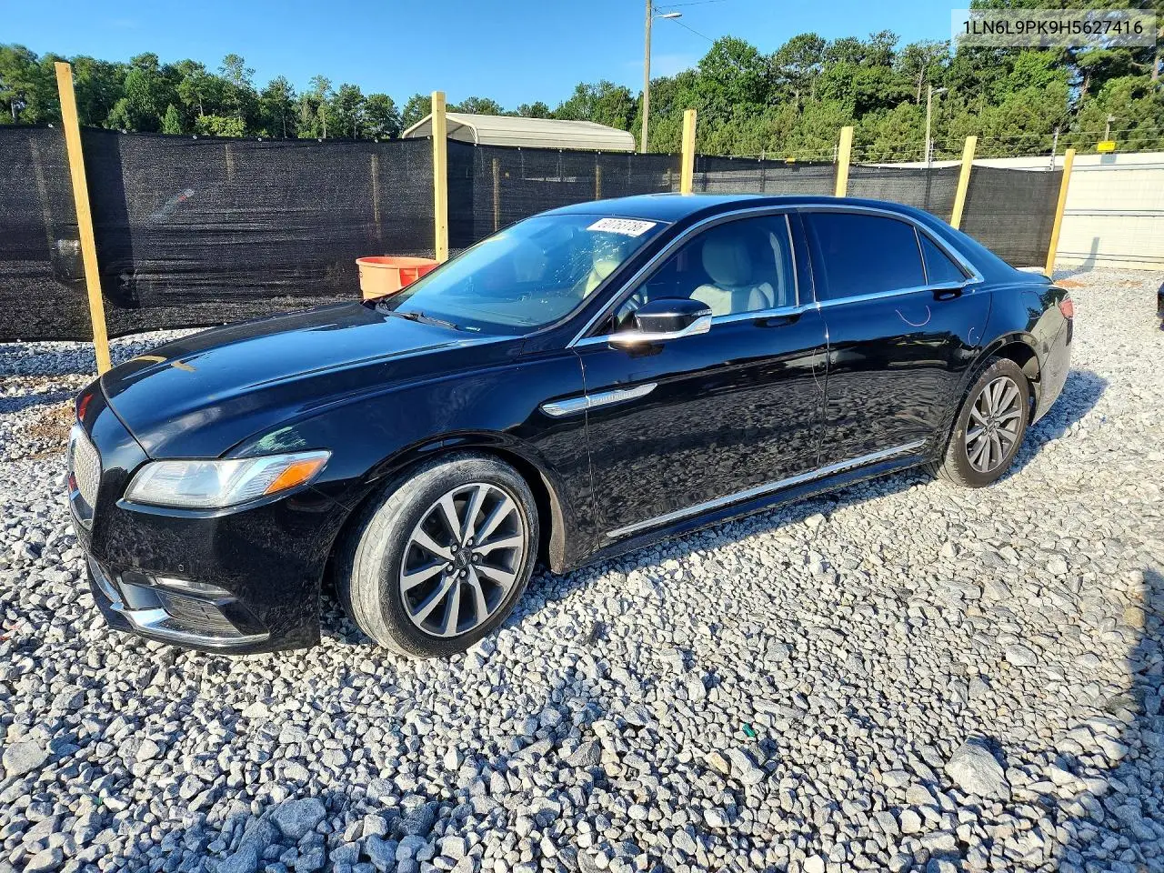 2017 Lincoln Continental Premiere VIN: 1LN6L9PK9H5627416 Lot: 60763786