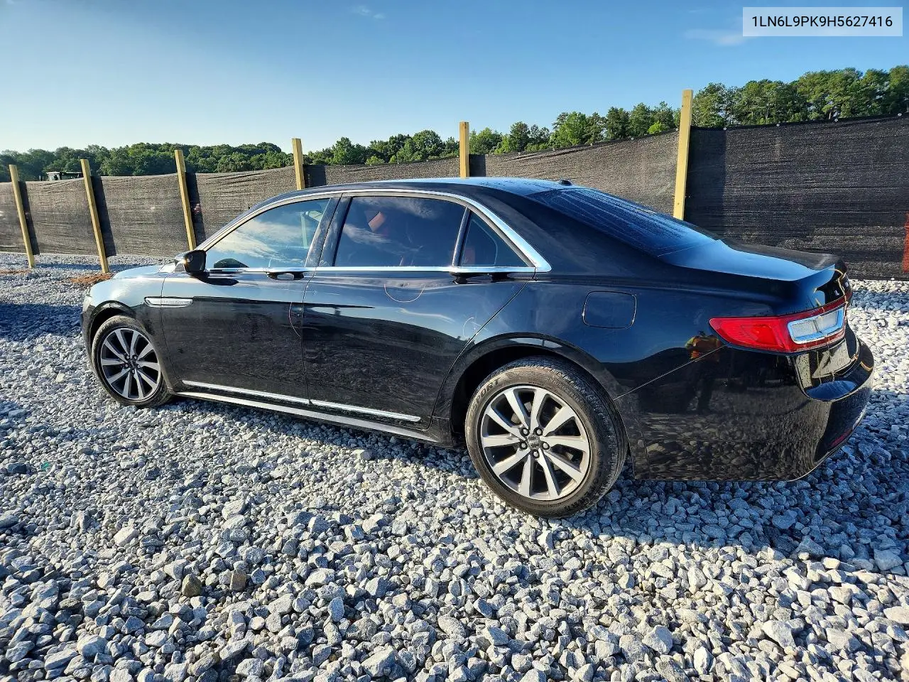 2017 Lincoln Continental Premiere VIN: 1LN6L9PK9H5627416 Lot: 60763786