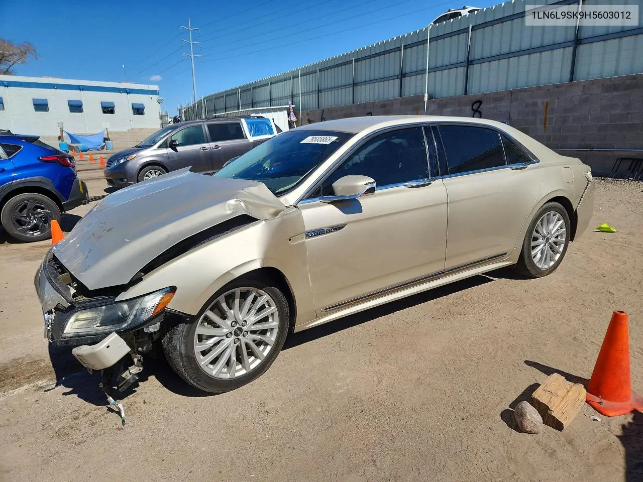 2017 Lincoln Continental Select VIN: 1LN6L9SK9H5603012 Lot: 79585865
