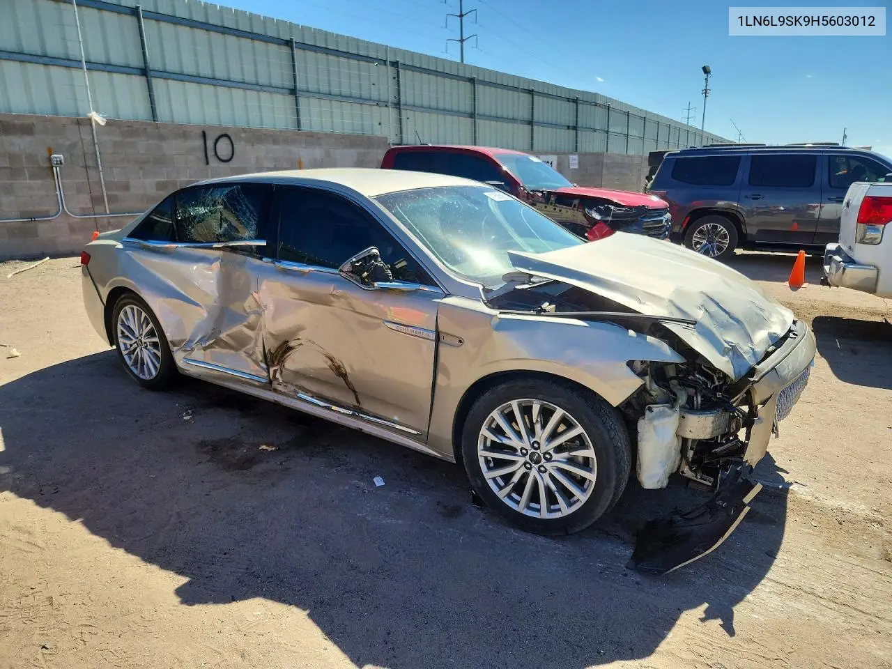 2017 Lincoln Continental Select VIN: 1LN6L9SK9H5603012 Lot: 79585865