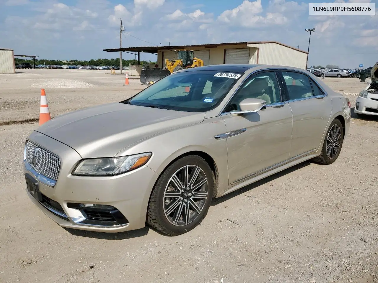 2017 Lincoln Continental Reserve VIN: 1LN6L9RP9H5608776 Lot: 80758535