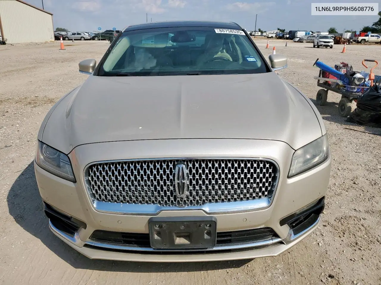 2017 Lincoln Continental Reserve VIN: 1LN6L9RP9H5608776 Lot: 80758535