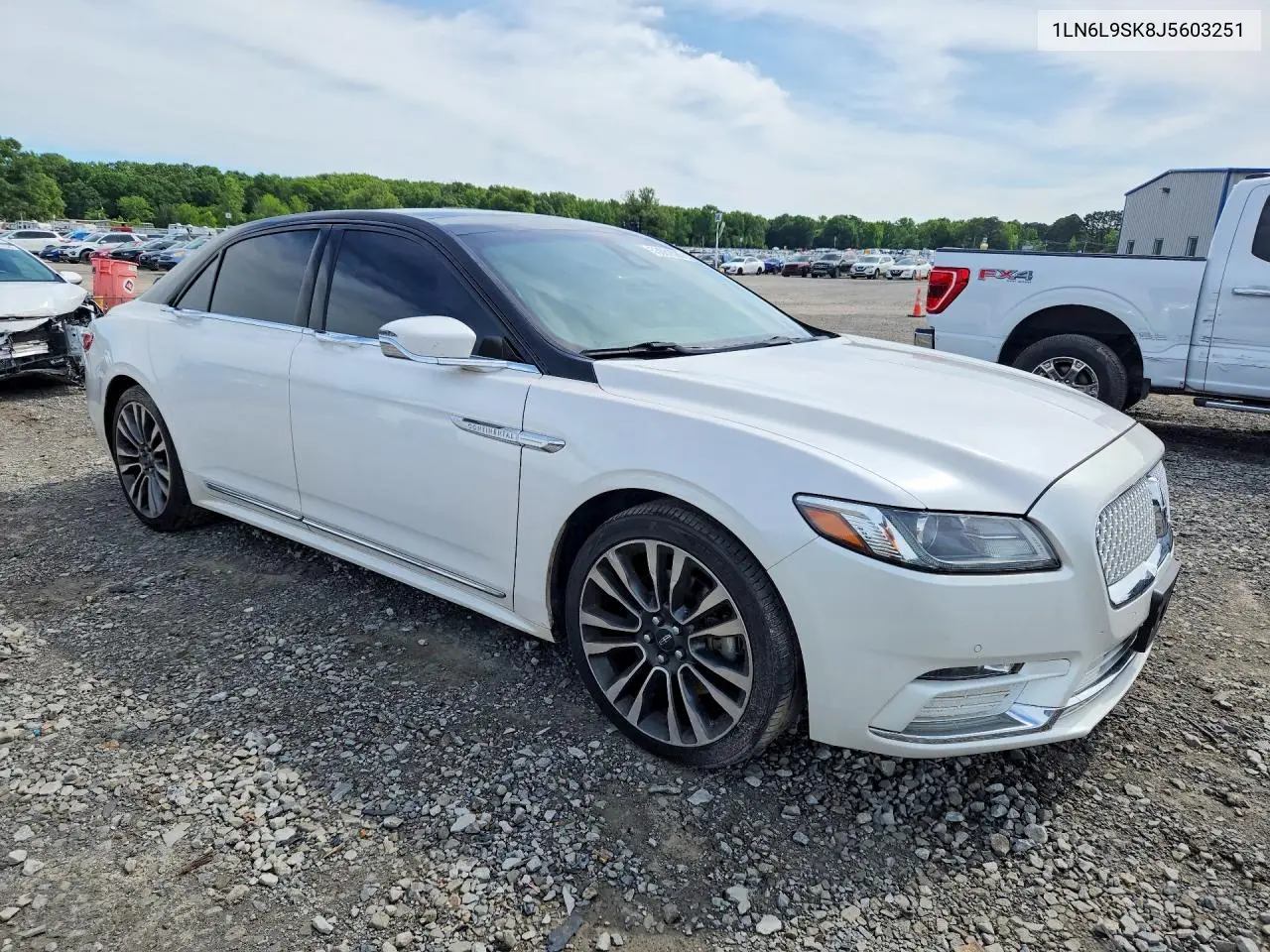 2018 Lincoln Continental Select VIN: 1LN6L9SK8J5603251 Lot: 53061586