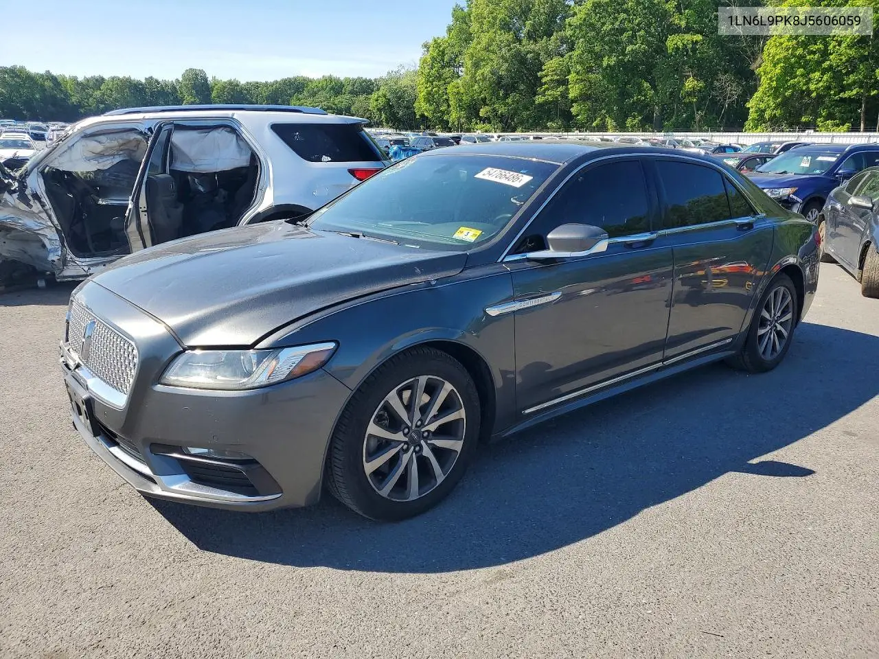 2018 Lincoln Continental Premiere VIN: 1LN6L9PK8J5606059 Lot: 54766486