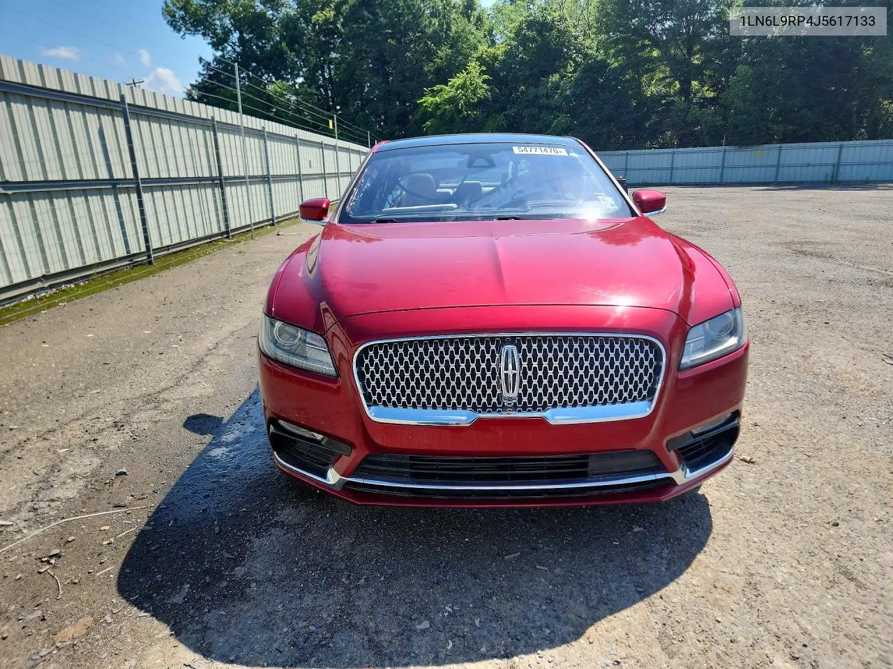 2018 Lincoln Continental Reserve VIN: 1LN6L9RP4J5617133 Lot: 54771476