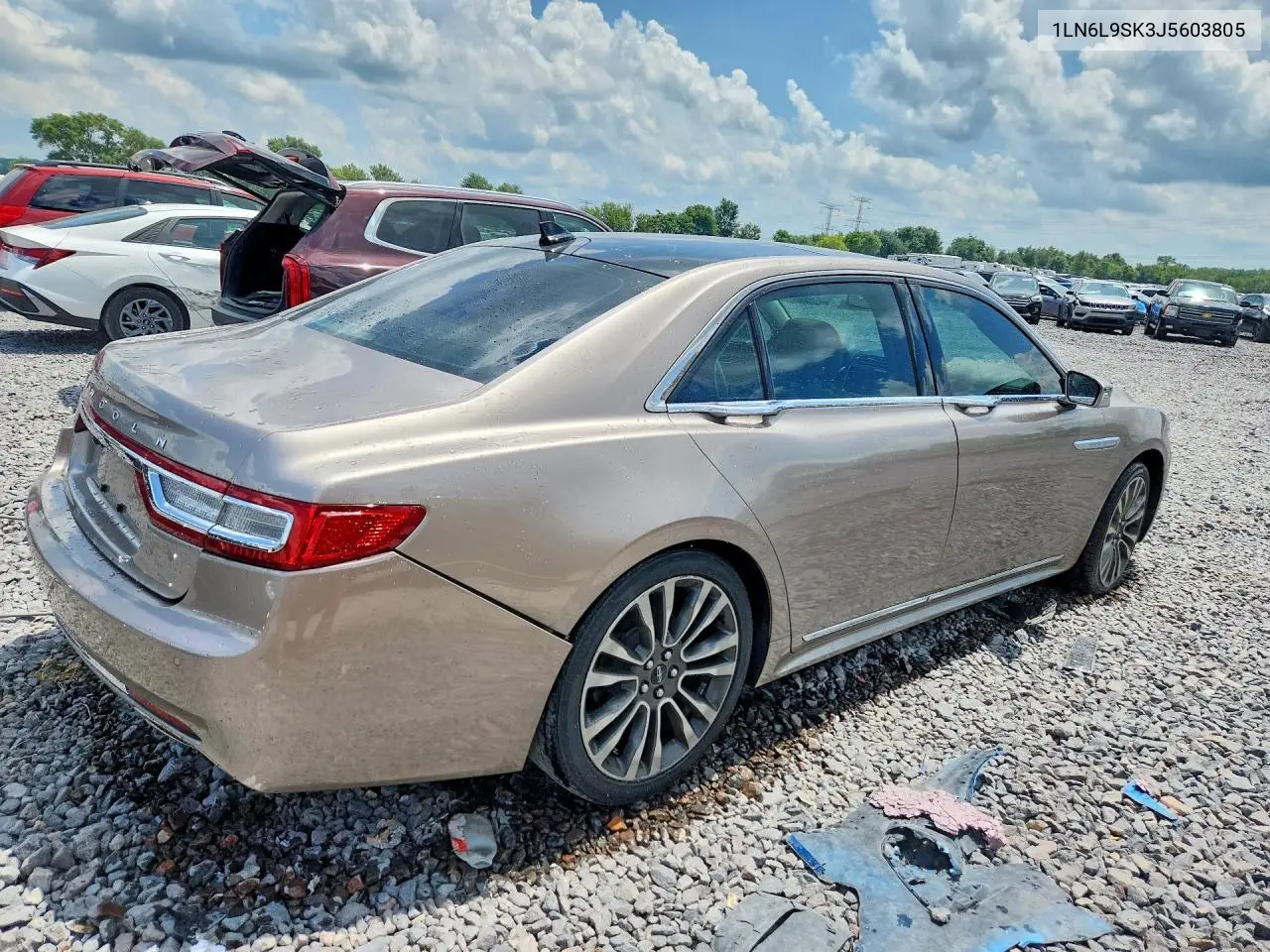2018 Lincoln Continental Select VIN: 1LN6L9SK3J5603805 Lot: 59306856