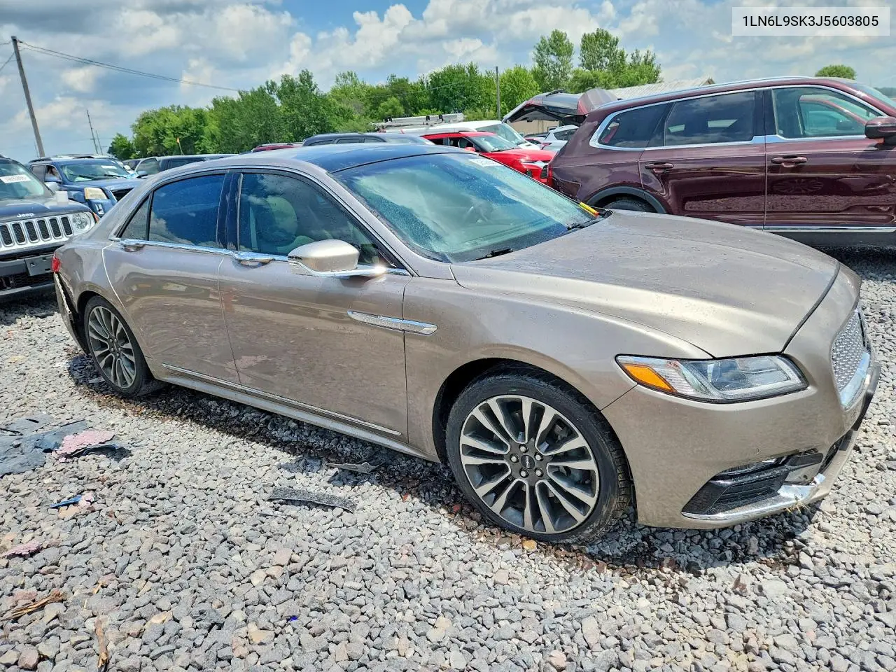 2018 Lincoln Continental Select VIN: 1LN6L9SK3J5603805 Lot: 59306856