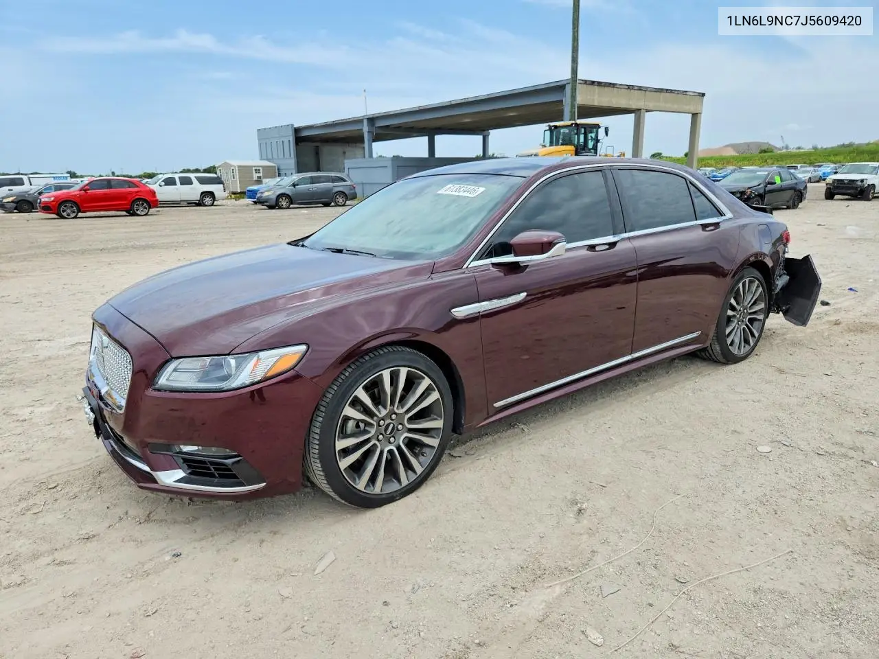 2018 Lincoln Continental Reserve VIN: 1LN6L9NC7J5609420 Lot: 61383446
