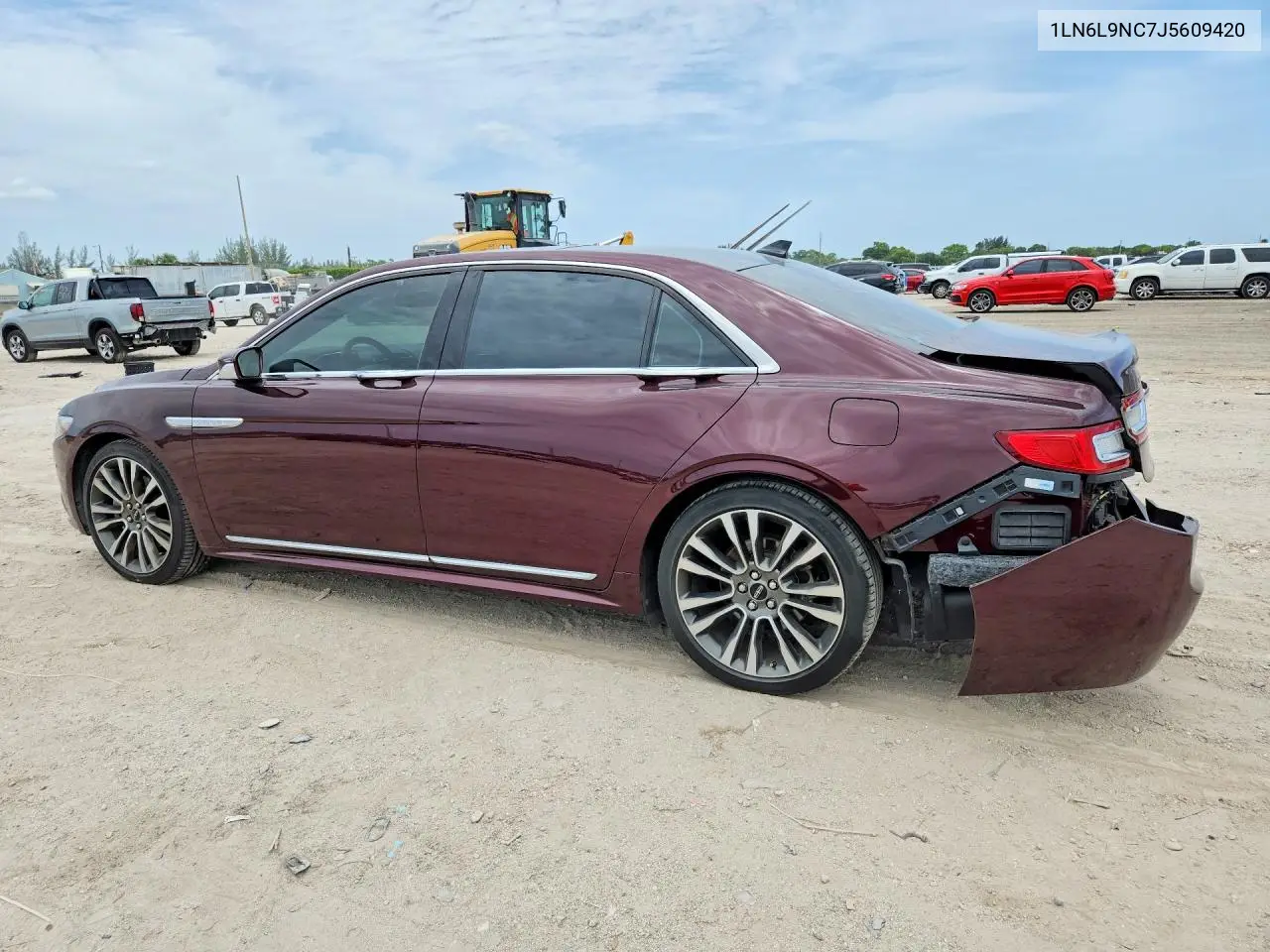 2018 Lincoln Continental Reserve VIN: 1LN6L9NC7J5609420 Lot: 61383446
