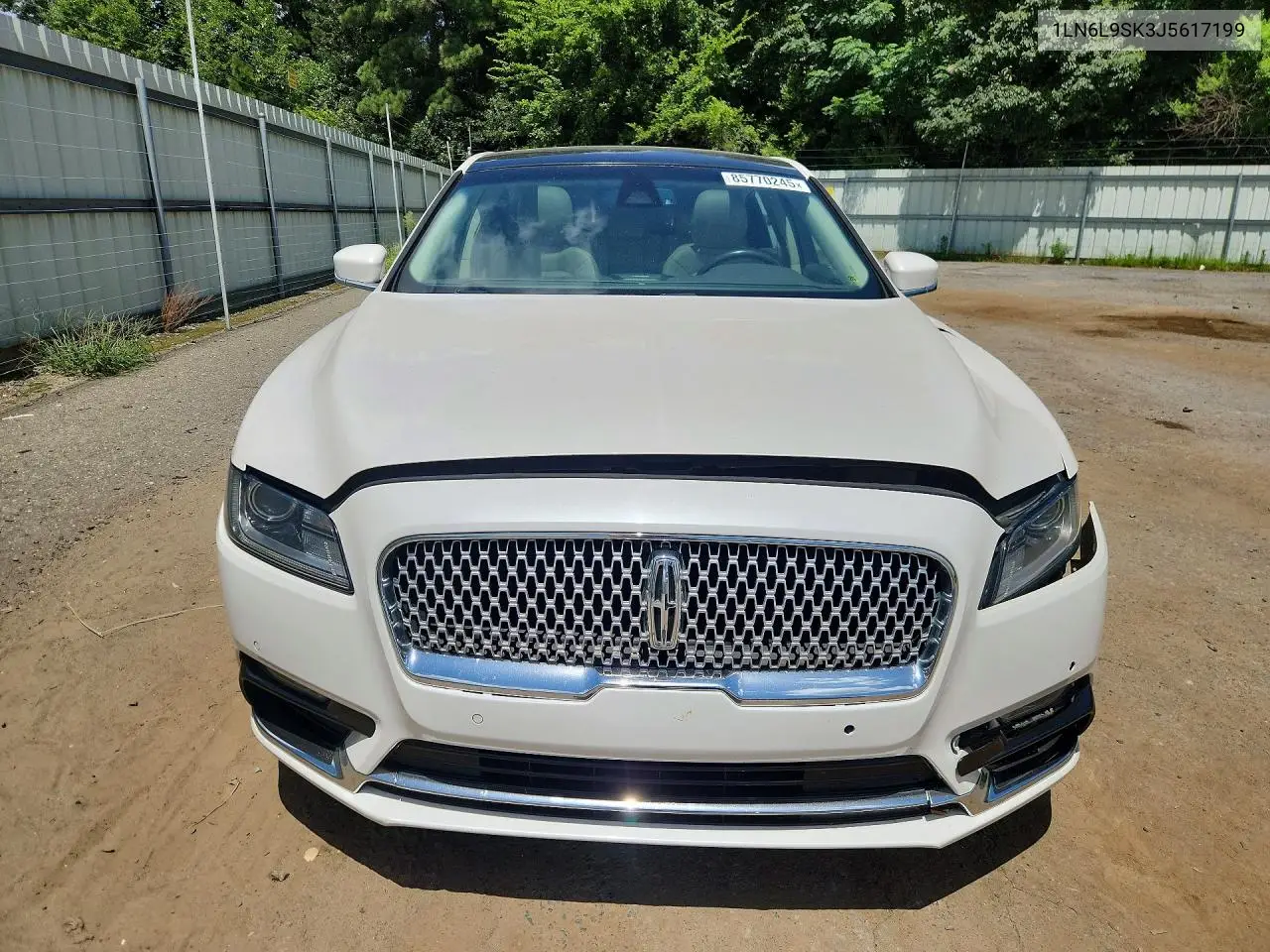 2018 Lincoln Continental Select VIN: 1LN6L9SK3J5617199 Lot: 85770245