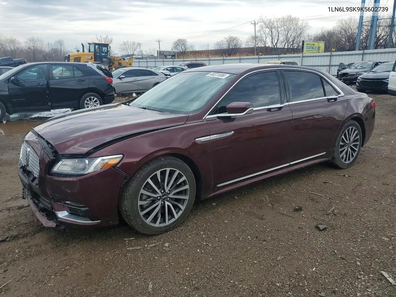 2019 Lincoln Continental Select VIN: 1LN6L9SK9K5602739 Lot: 48331696