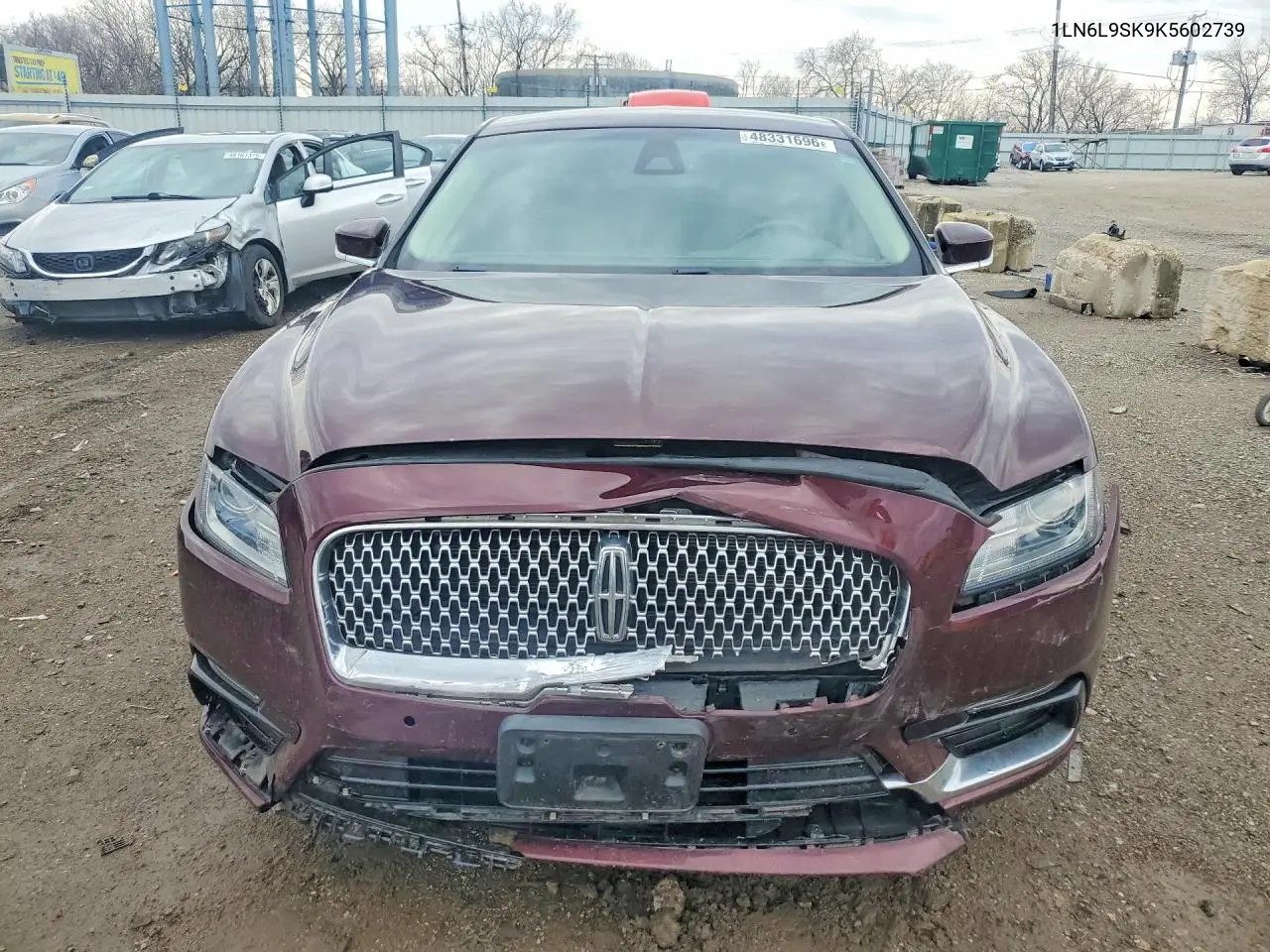2019 Lincoln Continental Select VIN: 1LN6L9SK9K5602739 Lot: 48331696