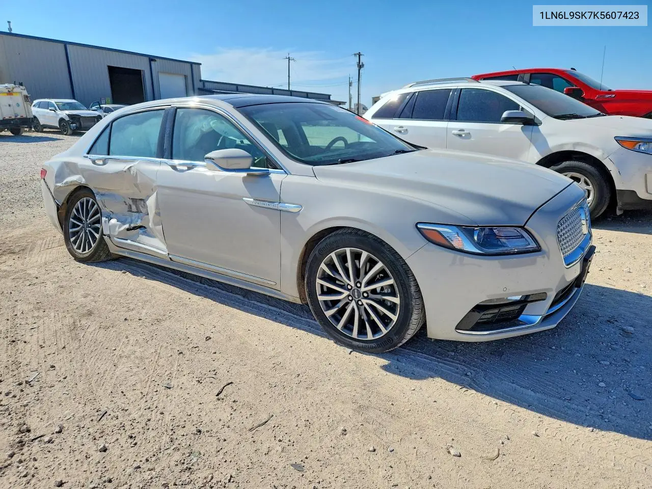 2019 Lincoln Continental Select VIN: 1LN6L9SK7K5607423 Lot: 53112526