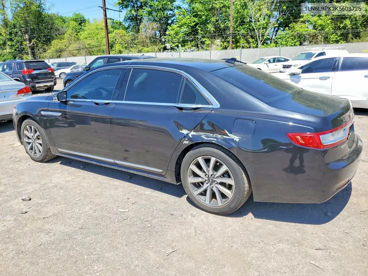 2019 Lincoln Continental VIN: 1LN6L9PK2K5603725 Lot: 53223146