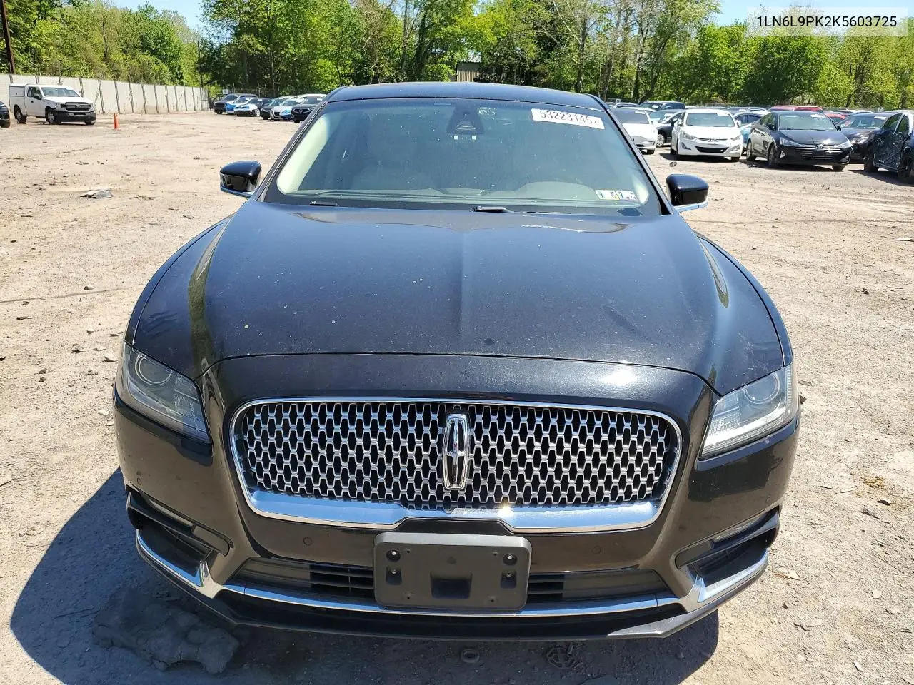 2019 Lincoln Continental VIN: 1LN6L9PK2K5603725 Lot: 53223146