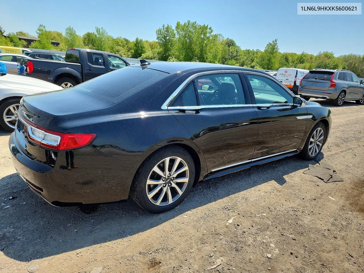 2019 Lincoln Continental VIN: 1LN6L9HKXK5600621 Lot: 53772056