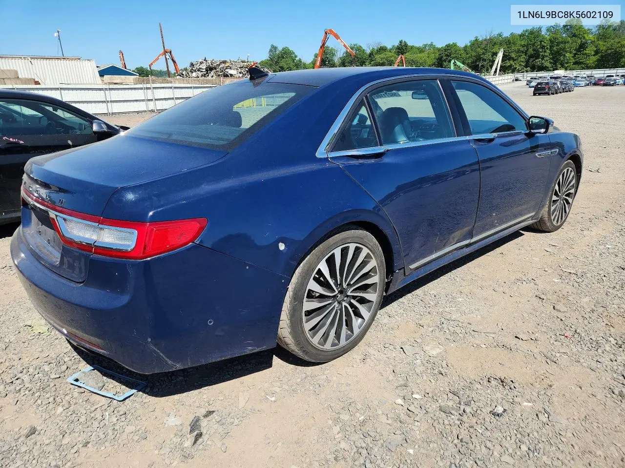 2019 Lincoln Continental Black Label VIN: 1LN6L9BC8K5602109 Lot: 56271186