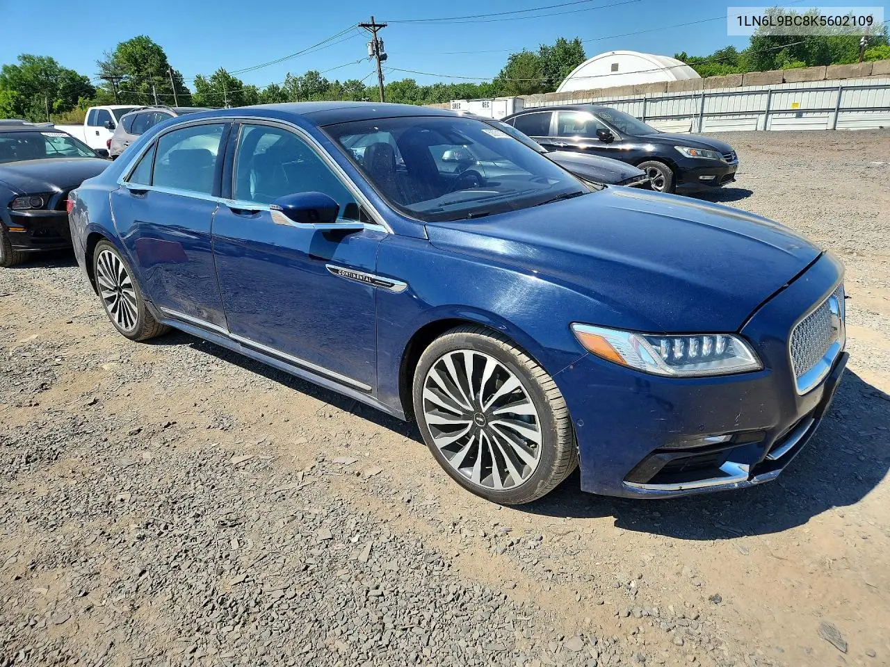 2019 Lincoln Continental Black Label VIN: 1LN6L9BC8K5602109 Lot: 56271186